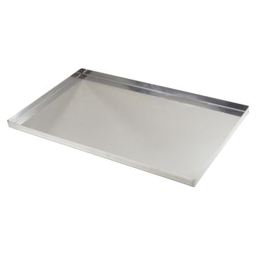 Plaque pâtissière à bord droit - inox - 530 x 325 x 20 mm