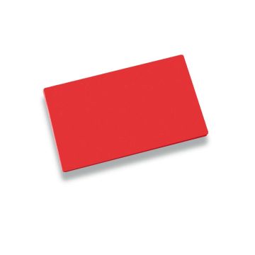 Planche PE HD 500 - rouge - 600 x 400 x 20 mm